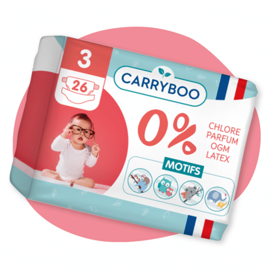 Carryboo Couches Écologiques Taille 4+ (9-20kg) 46 unités