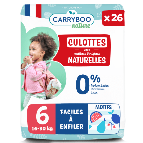 Couches culottes écologiques Taille 5 : 12-25 kg Carryboo