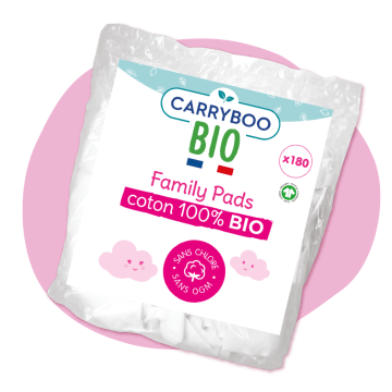 Family pads - Rectangles de coton Bio