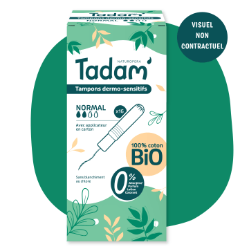 Tampons Coton Bio avec applicateur x16